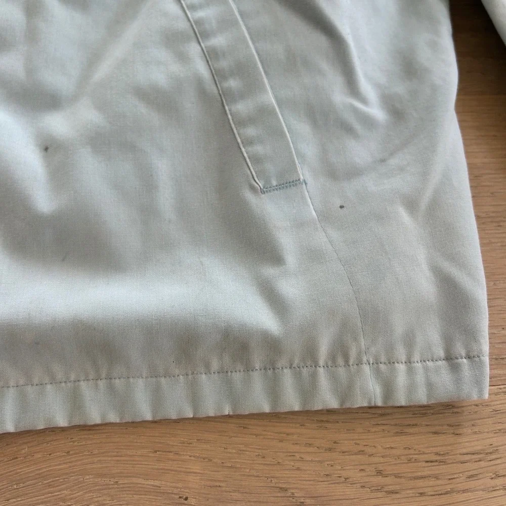 Vintage 60's Sears Light Blue Harrington Jacket Talon Zip Mens Large